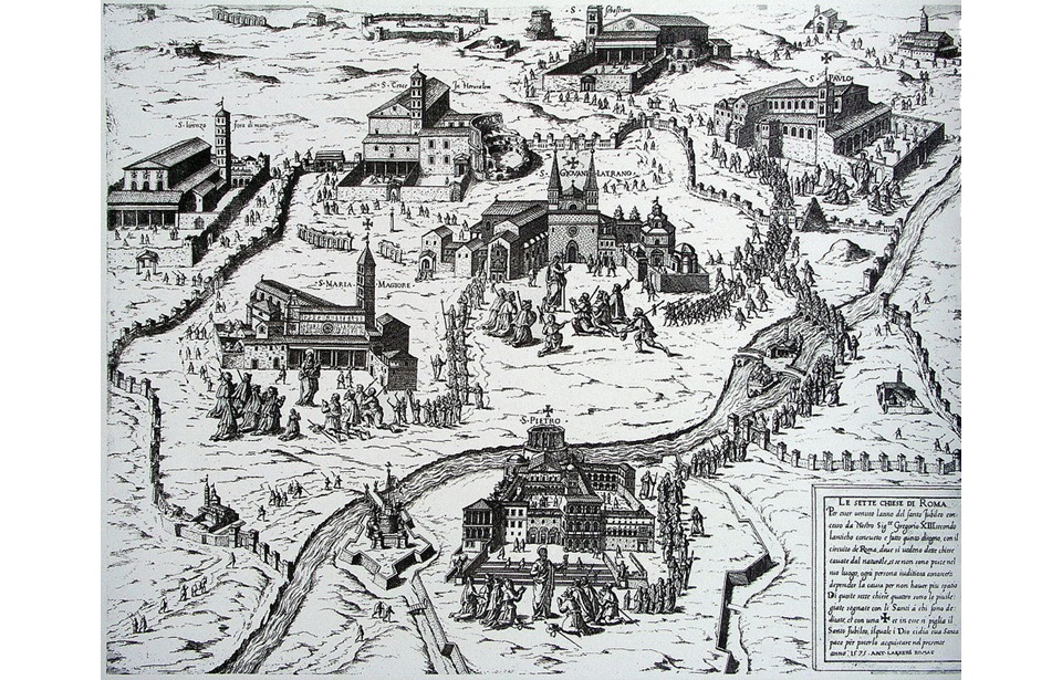 Le sette chiese di Roma (Antoine Lafréry, 1575)